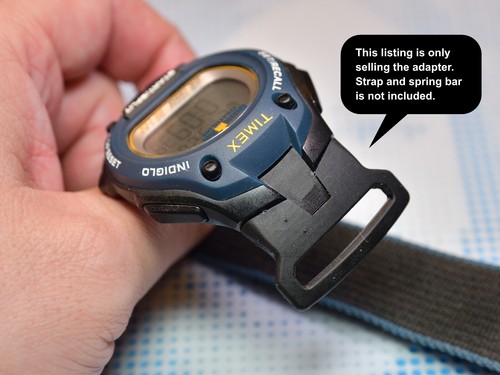 Tough resin strap adapter - resin,