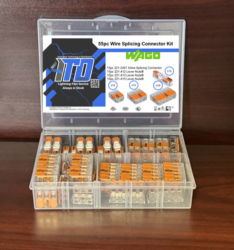 Wago lever nuts 55pc wire - 55pc,